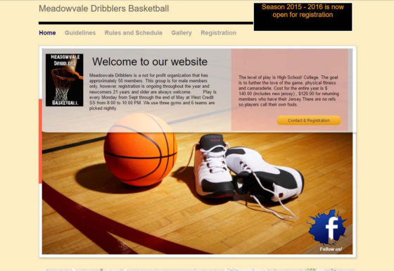Meadowvale Dribblers Basketball